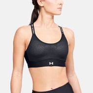 Women's UA Infinity Mid Sports Bra - Black