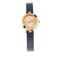 TITAN Rose Gold Dial Leather Strap Watch - Ladies