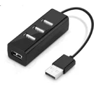 Miniso 4-Port USB Hub, Model: E-WC2-21213-B (Black)