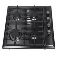 Abans Hob 4 Gas 60cm - Black with Safety