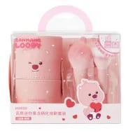 Miniso Zanmang Loopy Collection Mini Makeup Brushes Set (6 pcs with Holder)