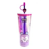 Miniso BT21 Collection Double Wall Plastic Tumbler with Straw 800mL (MANG)