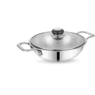Abans Kadhai With Glass Lid 18CM