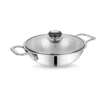 Abans Kadhai With Glass Lid 20CM