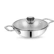 Abans Kadhai With Glass Lid 22CM