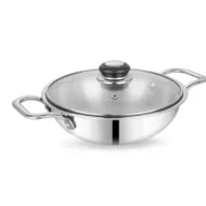 Abans Kadhai With Glass Lid 24CM