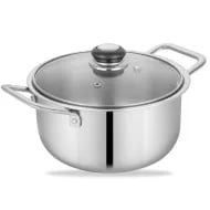 Abans Casserole With Glass Lid 22CM