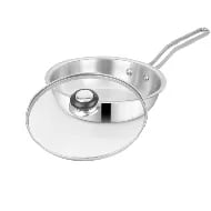 Abans Fry Pan With Glass Lid 20CM