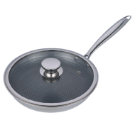 Abans Fry Pan With Glass Lid 24CM