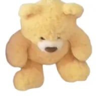 Miniso Colorful Gift Bear 12inch Basic Sitting Plush Toy - yellow