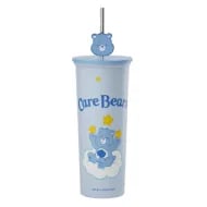 Miniso Generosita Care Bears Tumbler with Lid and Straw 800 ml - Blue