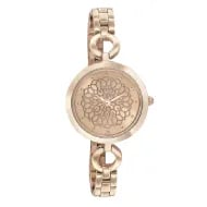 Sonata Wedding Rose Gold Dial Women Watch with Stainless Steel Strap