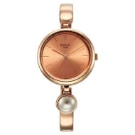 Titan Raga Power Pearls Rose Gold Watch for Women