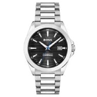 Hugo Boss Stainless Steel Black Dial Men's Watch