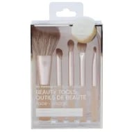 Miniso Makeup Brushes Set with Storage Bag (5 pcs, Gold)