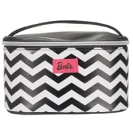 Miniso Barbie Collection Barrel Cosmetic Bag (Black)