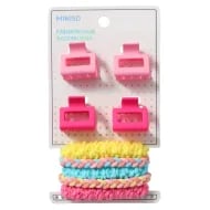 Miniso Hair Accessories Set - 9 Pcs