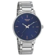 Sonata Quartz Analog Blue Dial Stainless Steel Strap Men's Watch