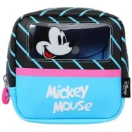 Miniso Disney cosmetic bag with transparent window mickey mouse blue