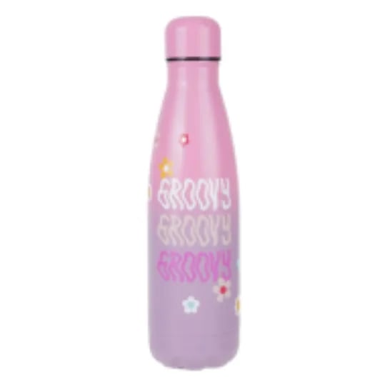 Miniso Sweet Funk Insulated Bottle 500ml - Flowers
