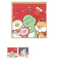 Miniso Mini Family Series Small Greeting Cards 2 Pcs - Mini Family A