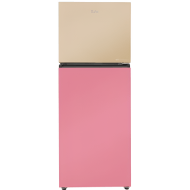 Haier Vouge Series 328L No Frost Double Door Inverter Refrigerator Cream Pink