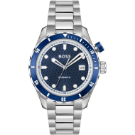Hugo Boss Bossmatic Men's Blue Dial Stainless Steel Watch