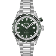 Hugo Boss Bossmatic Men's Dark Green Dial Stainless Steel Watch