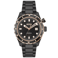 Hugo Boss Bossmatic 42mm Black Dial Men's Watch