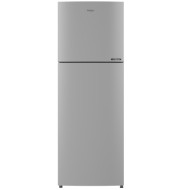 Haier 240L No Frost Double Door Inverter Refrigerator - Metallic Silver