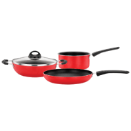 Premier Combo Pack Aluminum Non-Stick Cookware 4 Pcs Set