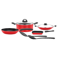 Premier Combo Pack Aluminum Non-Stick Cookware 8 Pcs Set