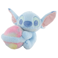 Miniso Planetary Pastel Collection 10inch Sitting Stitch Holding Planet Plush Toy
