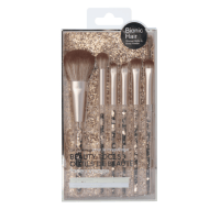 Miniso Makeup Brushes With Zipper Bag  6 PCS Gold