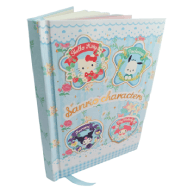 Miniso Sanrio Characters Collection Gold-Stamping Hardcover Book Blue 80 Sheets PDQ