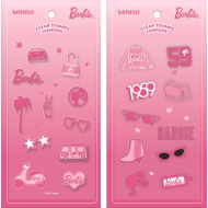 Miniso Barbie Collection Clear Stamps 2 Assorted Models