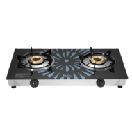 Abans Double Burner Glass Top Gas Cooker