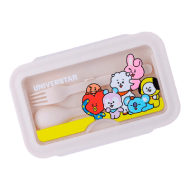 Miniso  BT21 Collection Bento Box 1100ML Beige