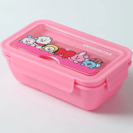Miniso BT21 Collection Bento Box 1100ml Pink