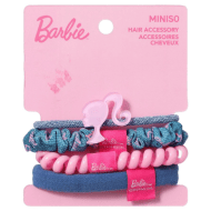 Miniso Barbie Pink Collection Hair Ties  4 pcs