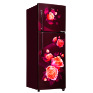 HAIER 240L No Frost Double Door Non-Inverter Refrigerator - Red Carnation