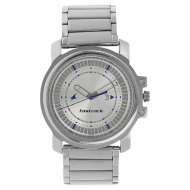 FASTRACK Silver Dial Silver Metal Strap Watch - Gents 