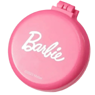 Miniso Barbie Collection Foldable Mirror And Brush