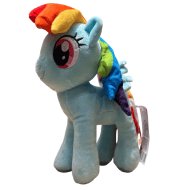 Miniso My Little Pony Collection 10In  Standing Plush Toy Rainbow Dash