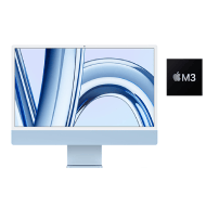 Apple iMac 24 Inch M3 Chip/ 8GB RAM/ 256GB SSD - Blue