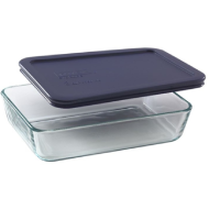 Pyrex 709ML 3 Cup Single Rectangular Glass Food Storage Container with Lid