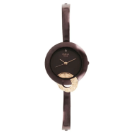 Titan Raga Espana Brown Dial Analog Metal Strap watch for Women