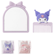 Miniso Sanrio Characters Mini Mirror Brush Set