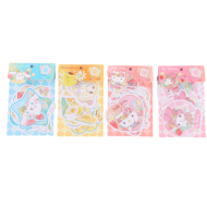 Miniso Sanrio Chracters Tulip Collection Pvc Decoration Stickers - 4 Assorted Models