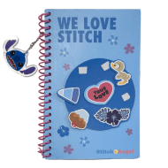 Miniso Disney Stitch Collection B6 Stitch Rotating Wheel Wire Bound Book - 60 Sheets